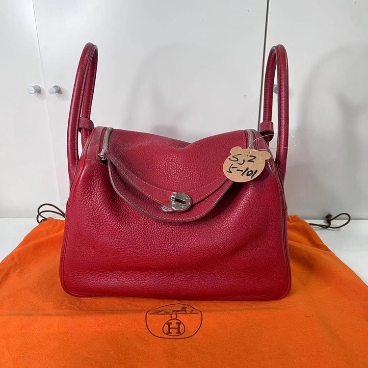 Hermès Maroon Color Lindy Bag - ShopShops