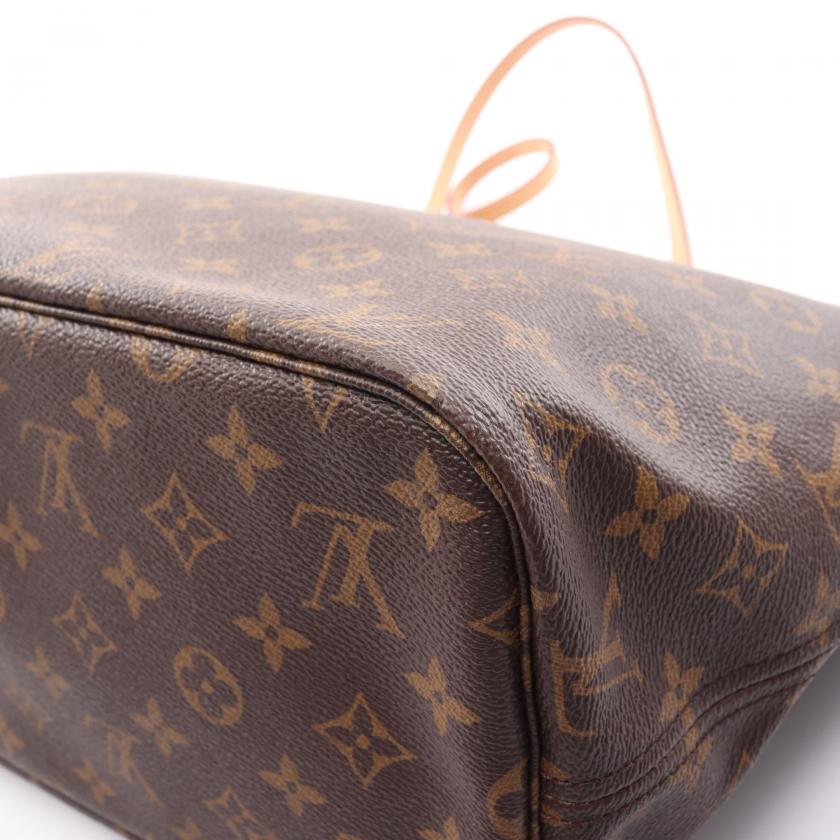 Louis Vuitton Monogram Neverfull Mm Tote Bag,Brown - ShopShops