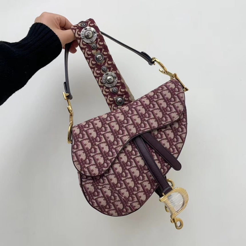 Dior Saddle Bag Medium Size Shoulder Bag - ShopShops