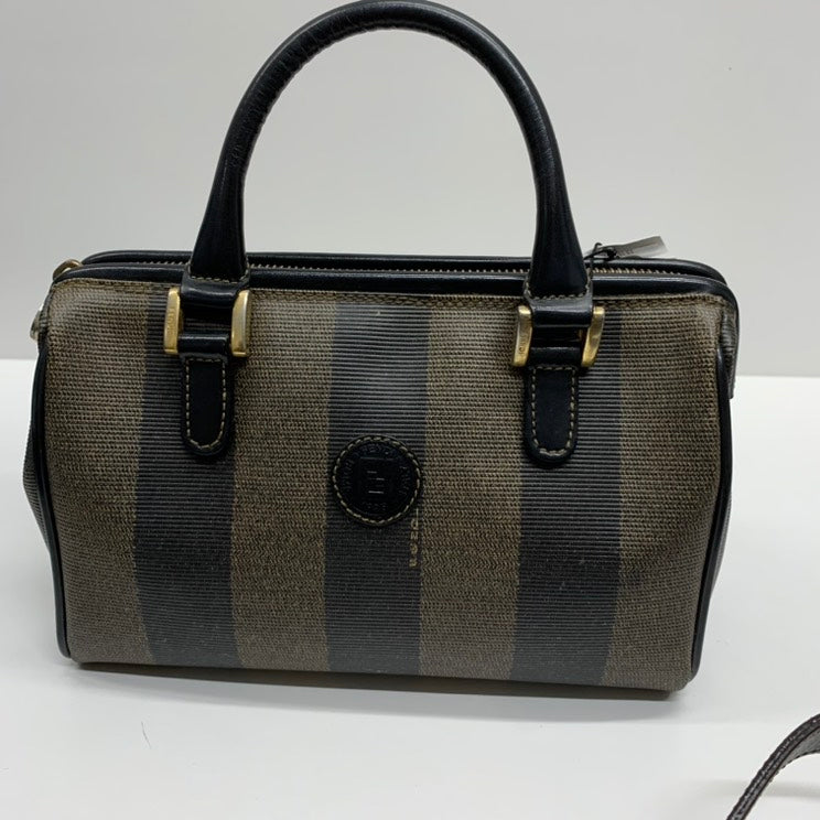 Fendi Pecan Leather 2Way Mini Handbag - ShopShops