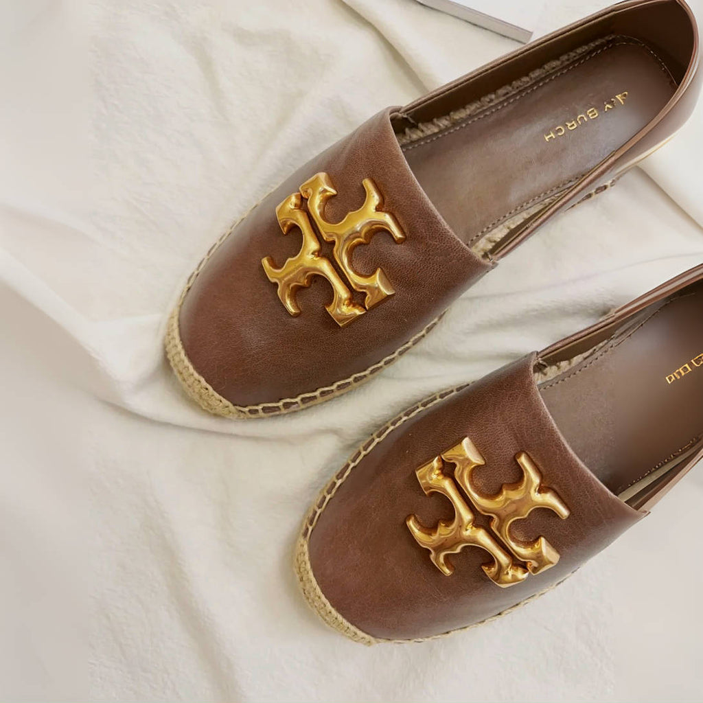 Tory Burch Leather Espadrilles, Brand New - ShopShops