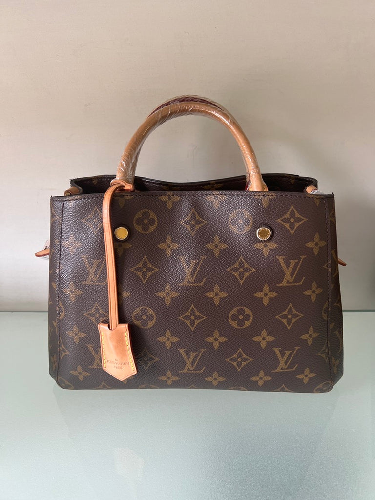 Louis Vuitton Montaigne Bag, Brown - ShopShops