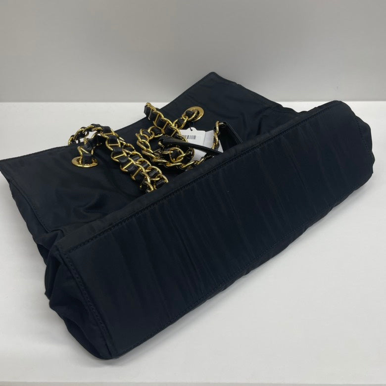 PRADA Vintage Tessuto Quilted Tote Bag,Black,Nylon - ShopShops
