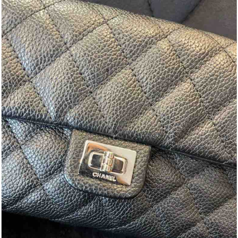 CHANEL Quilted 2.55 Quilted Belt Bag, Black Leather - ShopShops