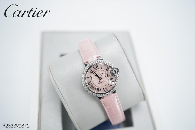 Cartier Ballon Bleu Automatic Pink dial WSBB0002 33mm - ShopShops