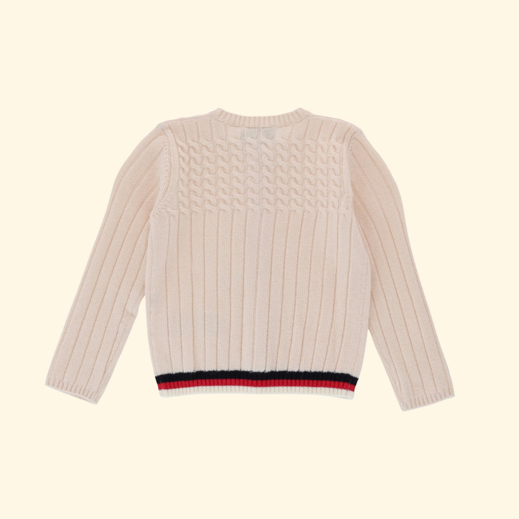 Gucci Unisex-Child Cable Knit Sweater, Brand New - ShopShops