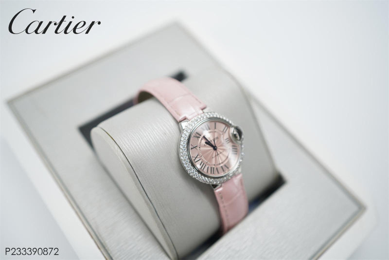 Cartier Ballon Bleu Automatic Pink dial WSBB0002 33mm - ShopShops