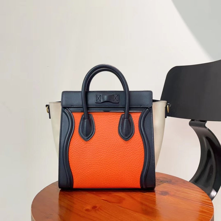 Celine Luggage Bag Smooth Leather Nano - ShopShops