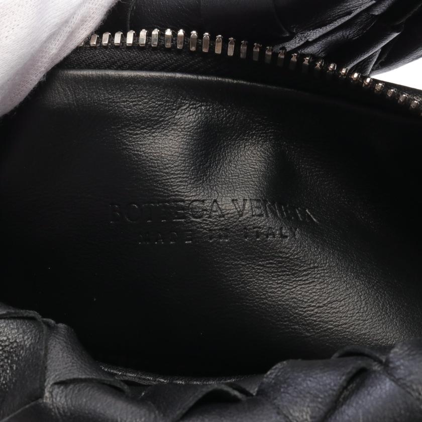 BOTTEGA VENETA Mini Jodie Handbag, Leather, Black - ShopShops