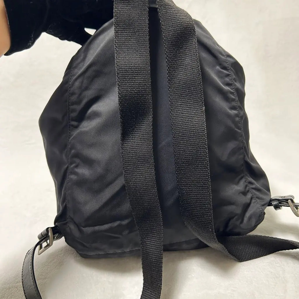 Prada Nylon Backpack Black - ShopShops