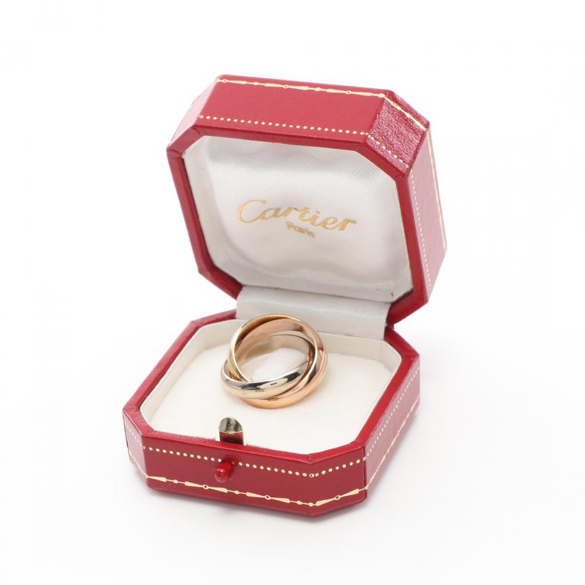 Cartier Trinity Ring K18yg K18wg K18pg Yellow Gold White Gold Pink Gold - ShopShops
