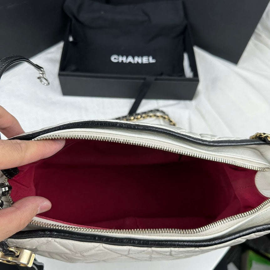 Chanel Gabrielle Hobo Quilted Aged Calfskin Small - ShopShops