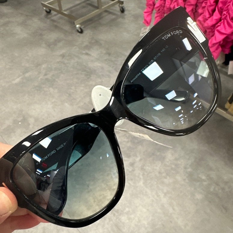 Tom Ford Black Frame Sunglasses, Brand New - ShopShops