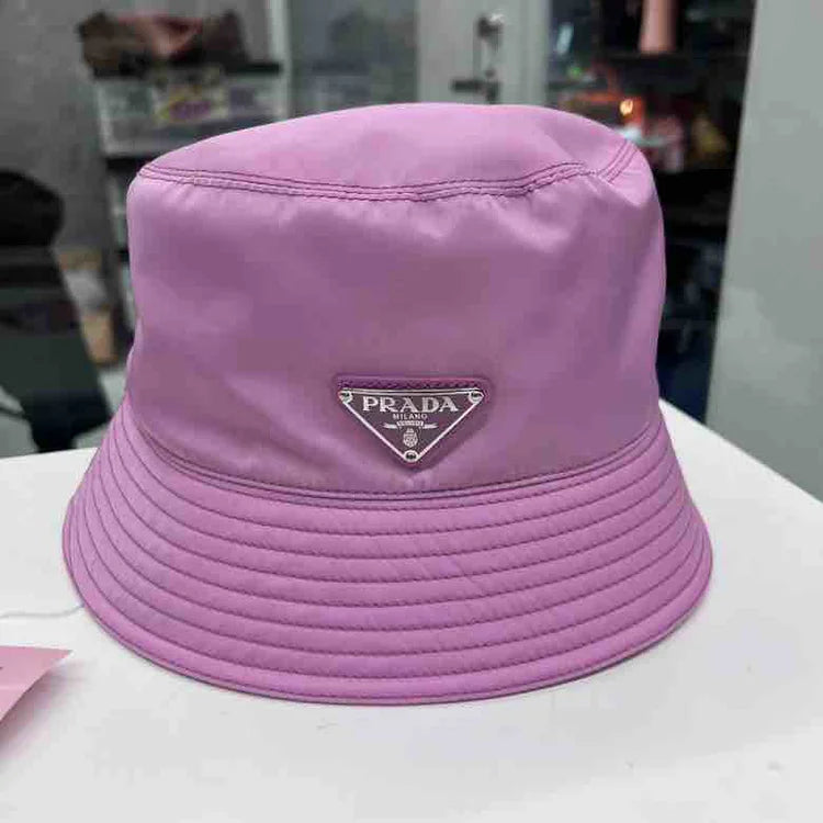 PRADA Purple Nylon Bucket Hat - ShopShops