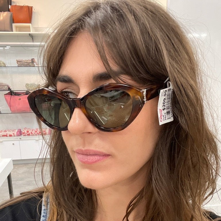 YSL Tortoise Cat Eye Sunglasses, Brand New - ShopShops