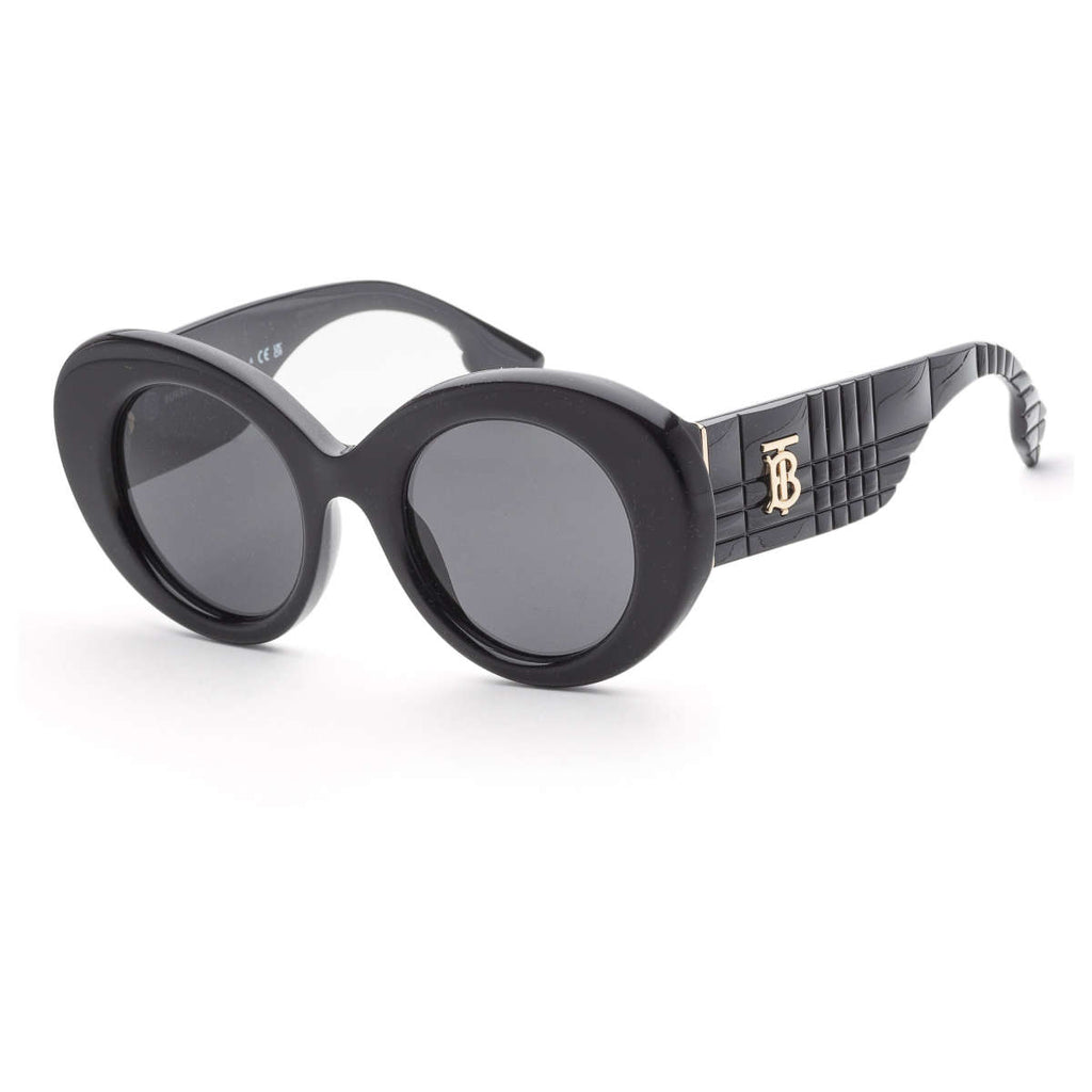 Burberry Women's BE4370U-300187 Margot 49mm Black Sunglasses - ShopShops