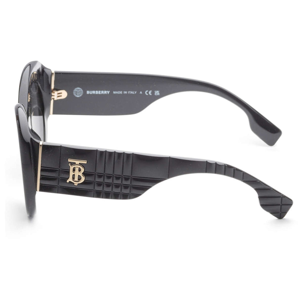 Burberry Women's BE4370U-300187 Margot 49mm Black Sunglasses - ShopShops