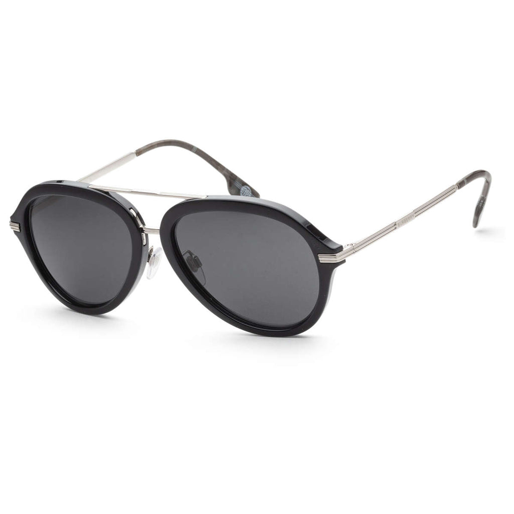 Burberry Men's BE4377-300187 Jude 58mm Black Sunglasses - ShopShops