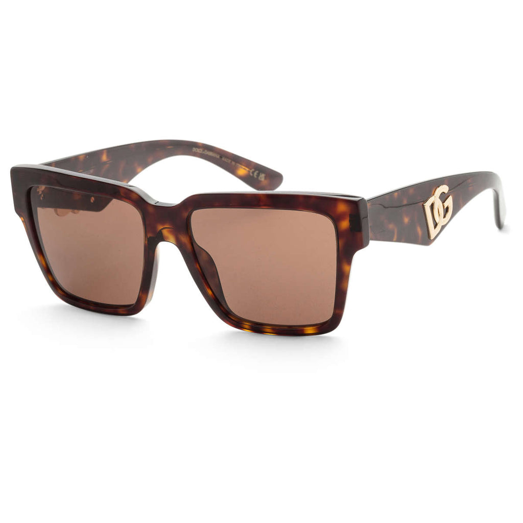 Dolce & Gabbana Women's DG4436-502-73-55 Fashion 55mm Havana Sunglasses - ShopShops