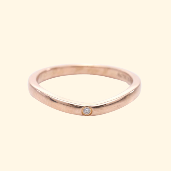 Cartier Ballerina Wedding Ring K18PG Diamond - ShopShops