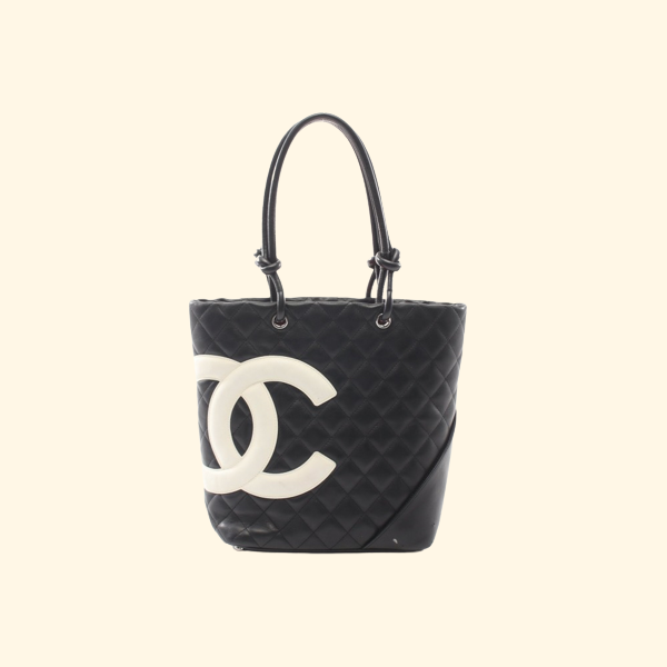 Chanel Cambon Tote Bag Black - ShopShops