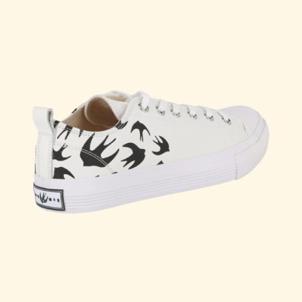 McQ Alexander McQueen Swallows Low-Top Sneakers, Brand New - ShopShops