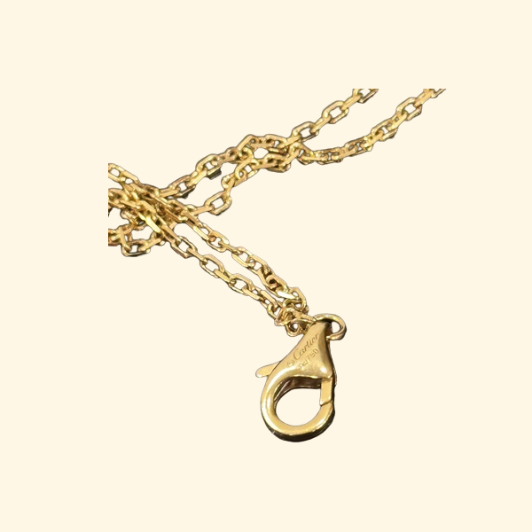 Cartier Diamond Yellow Gold 6.4g Necklace - ShopShops