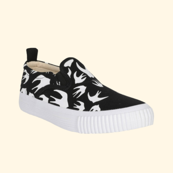 McQ Alexander McQueen Swallows Slip-On Sneakers, Brand New - ShopShops