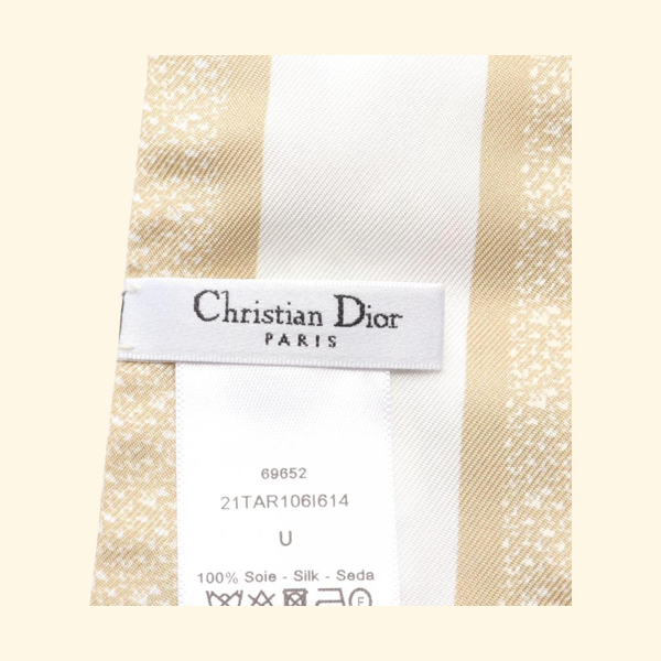 Christian Dior Mitzah Le Jugement Ribbon Scarf - ShopShops