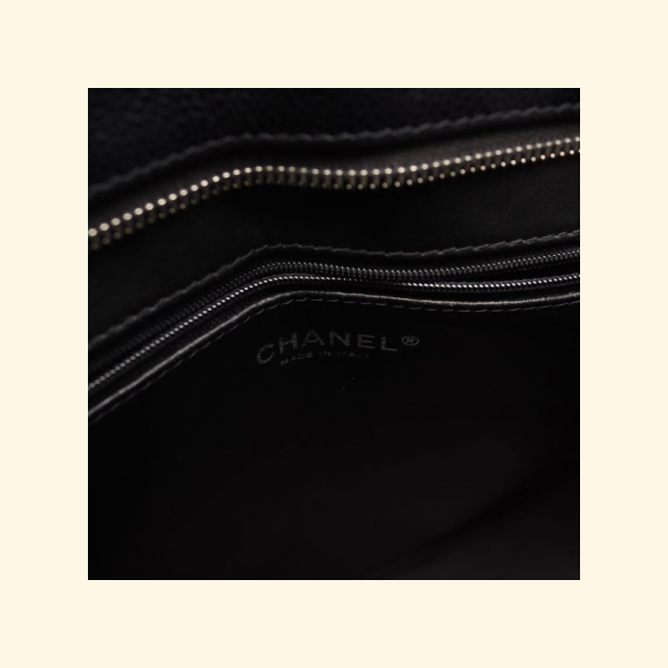 Chanel Reissue Caviar Skin Black Tote Handbag - ShopShops