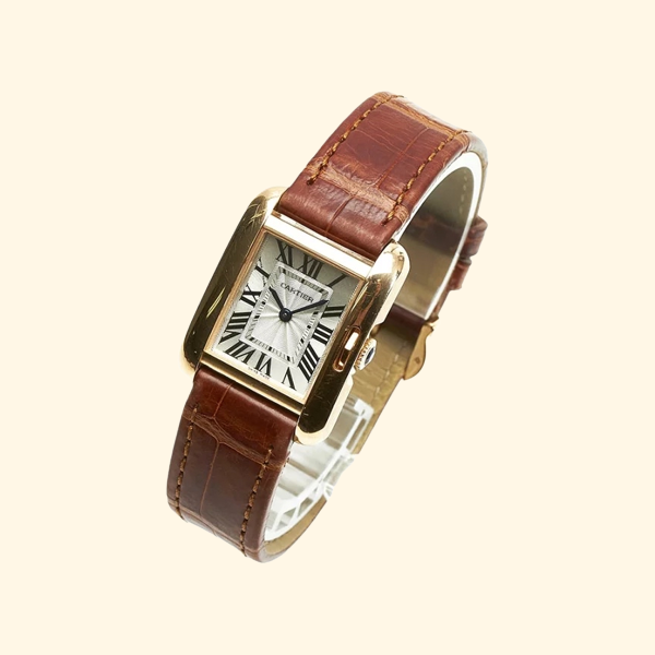 Vintage Cartier K18PG Watch With Box 1-0091480 - ShopShops