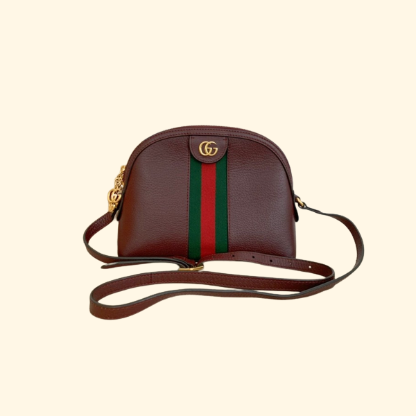Gucci Burgundy Ophidia Shoulder Bag - ShopShops