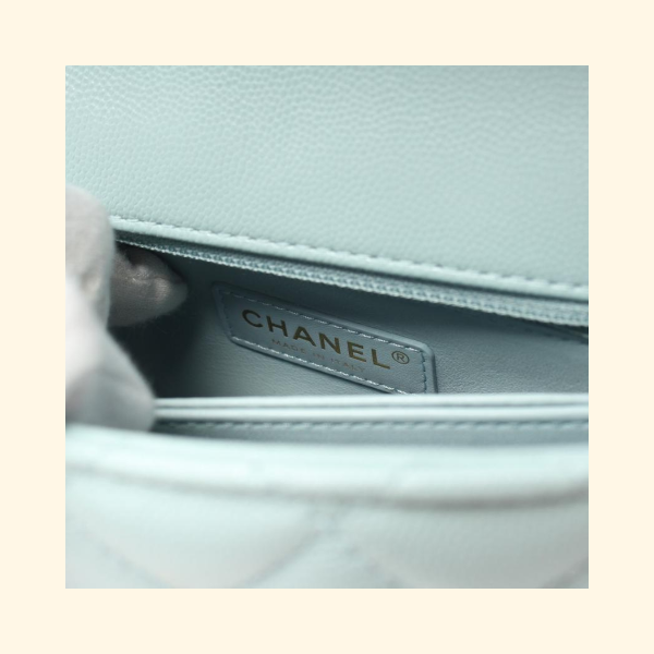 Chanel Top Handle Flap Matelasse Handbag - ShopShops