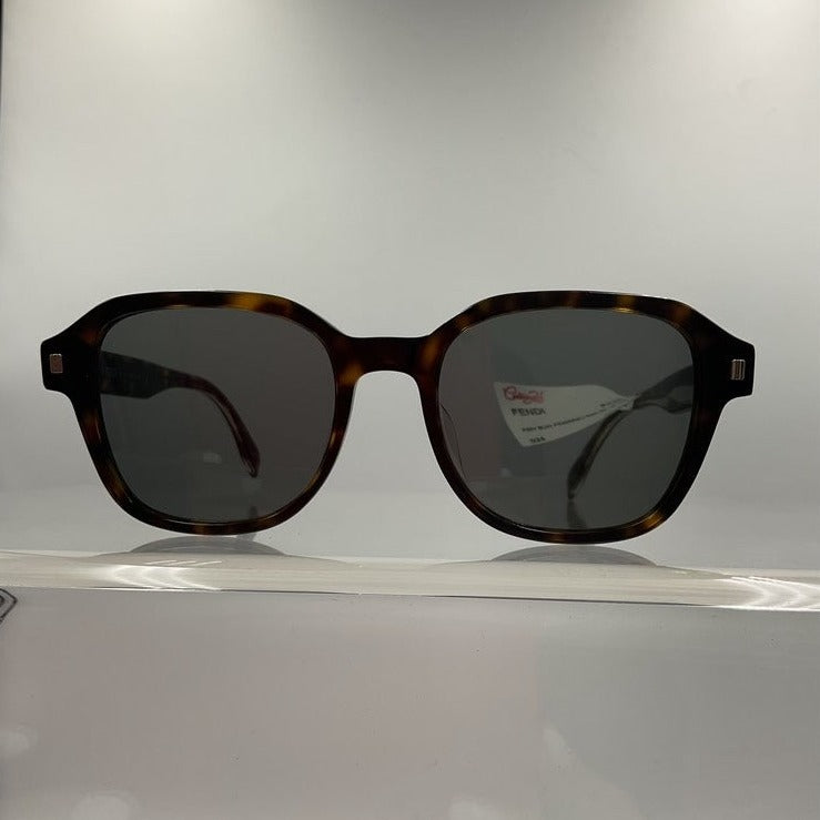 Fendi Womens Classic Sunglasses Black Brown 52x19 C1000464590000 - ShopShops