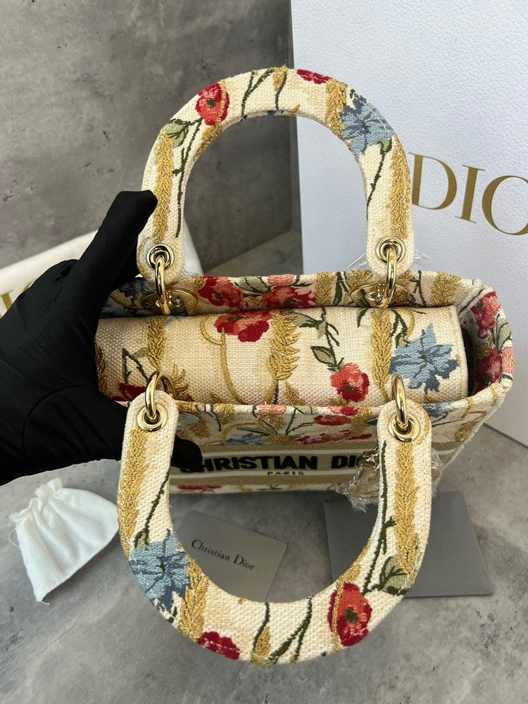 Unused Dior Lady D-Lite Bag Full Set 24cm - ShopShops