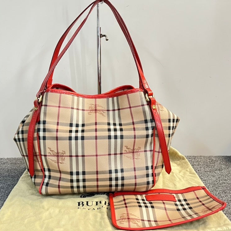 Pre-Loved Burberry Tote Bag With Dustbag - ShopShops