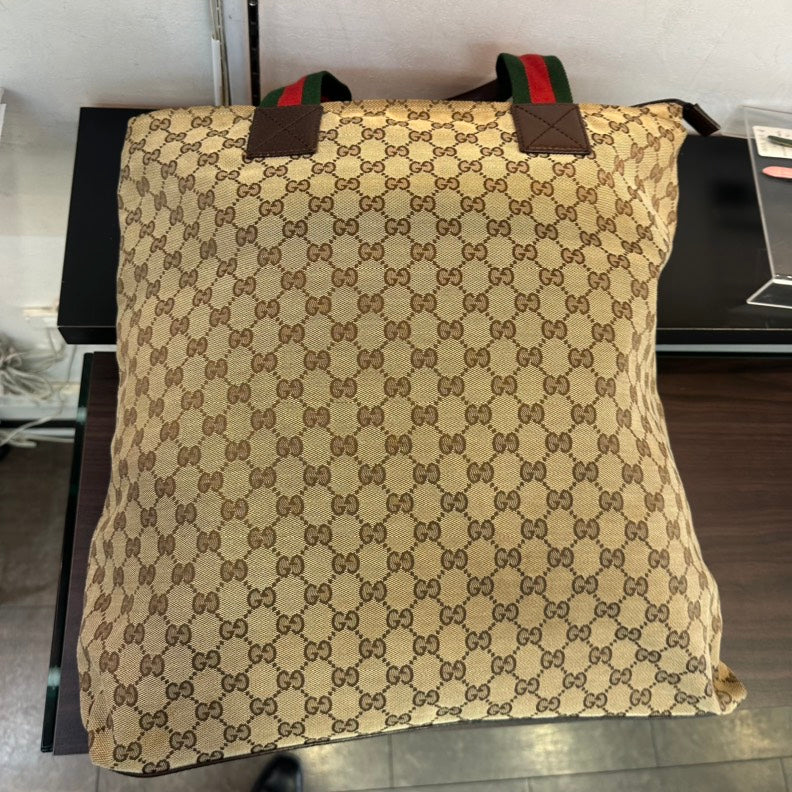 Preloved Gucci GG Canvas Tote Bag 3128n35 - ShopShops