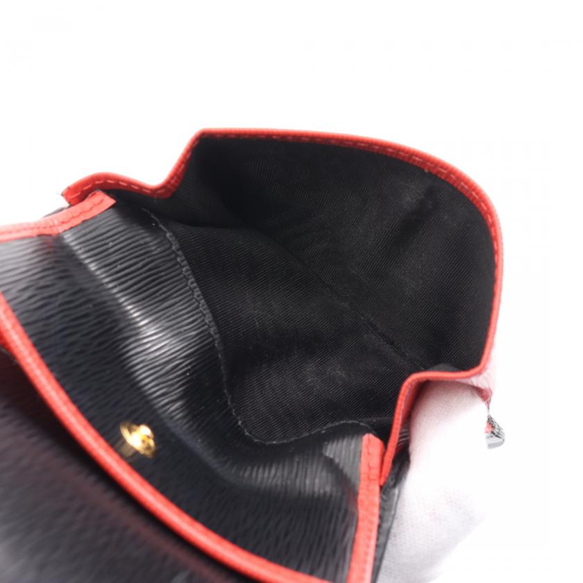 Pre-Loved Prada Vitello Move Trifold Wallet Leather Black 884057 - ShopShops