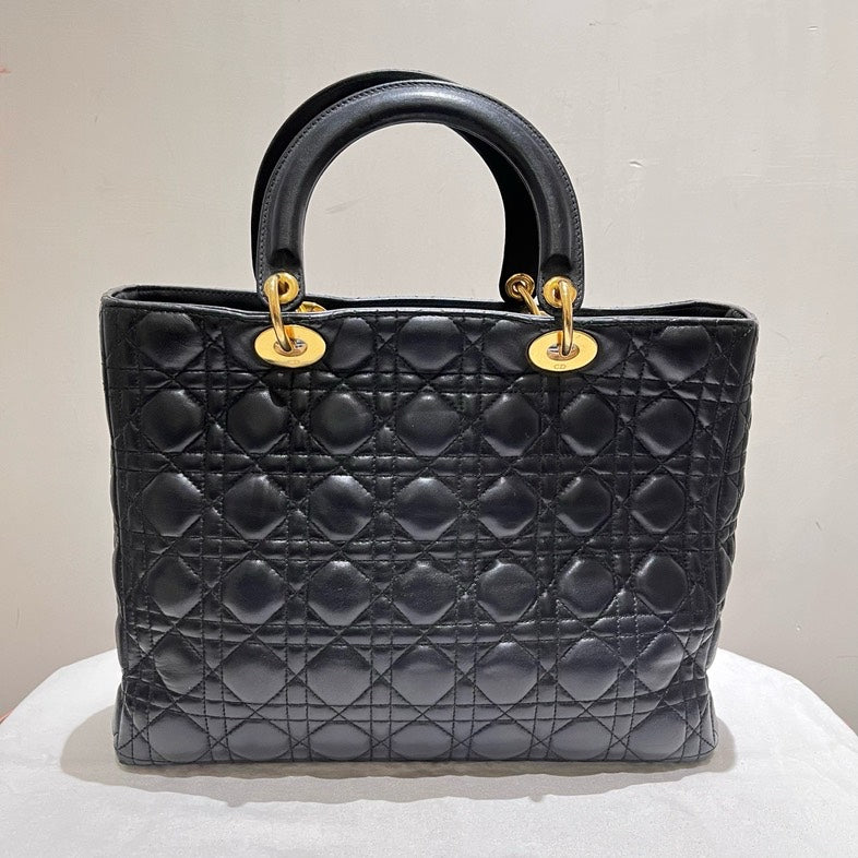 Pre-Loved Dior Ladydior Tote Bag - ShopShops