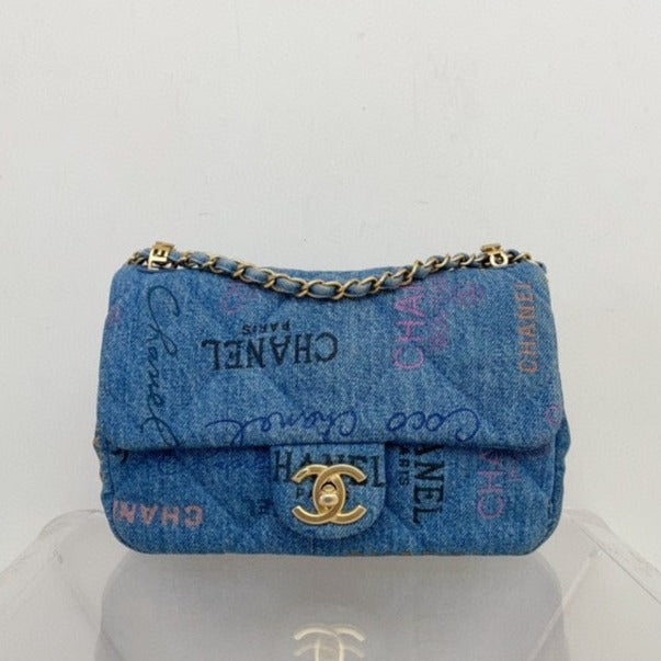 Preloved Chanel Denim Flap Bag - ShopShops