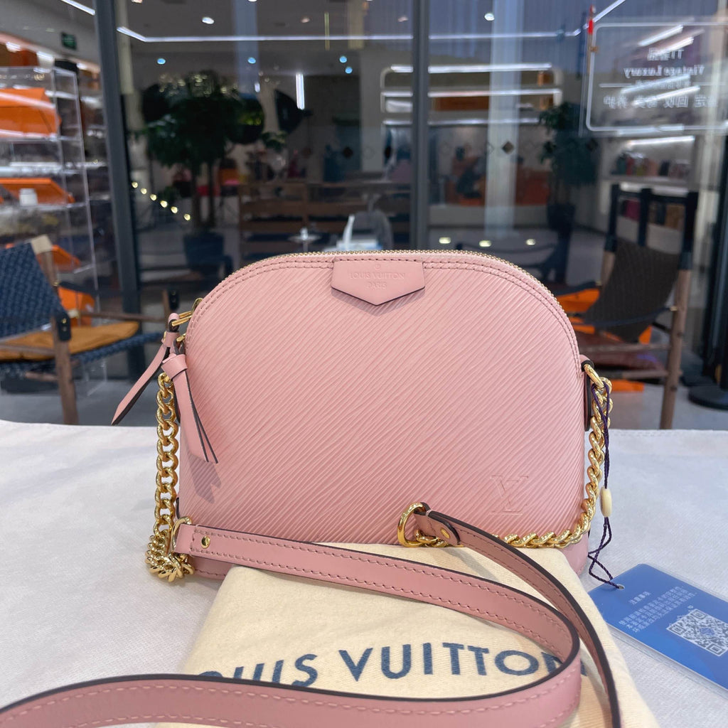 Preloved Louis Vuitton Alma BB Pink Chain Bag - ShopShops