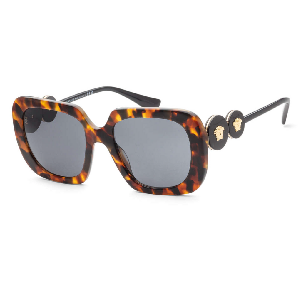 Versace Women's VE4434-511987 Fashion 54mm Light Havana Sunglasses - ShopShops