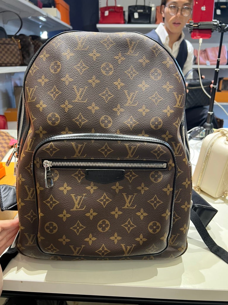 Louis Vuitton Monogram Macassar Josh Backpack,Brown - ShopShops