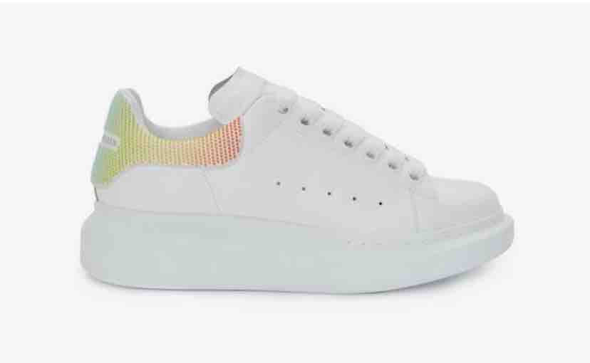 Alexander McQueen womens rainbow tail sneaker size 37 - ShopShops