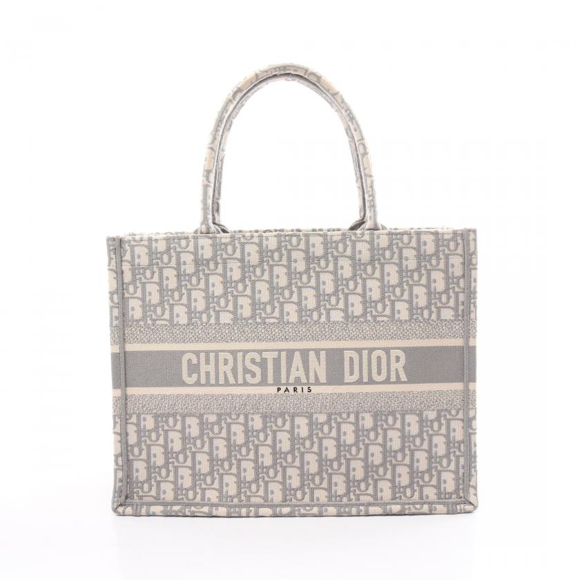 Christian Dior Book Tote Book Tote Medium Handbag Tote Bag Canvas - ShopShops