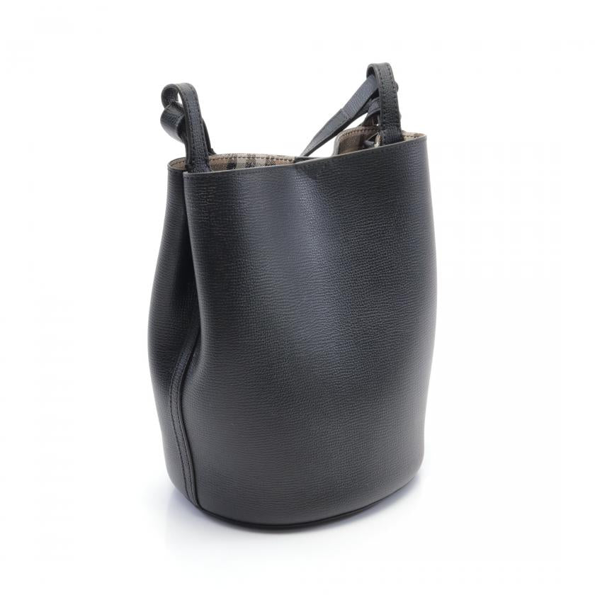 Burberry Shoulder Bag Leather Black - ShopShops