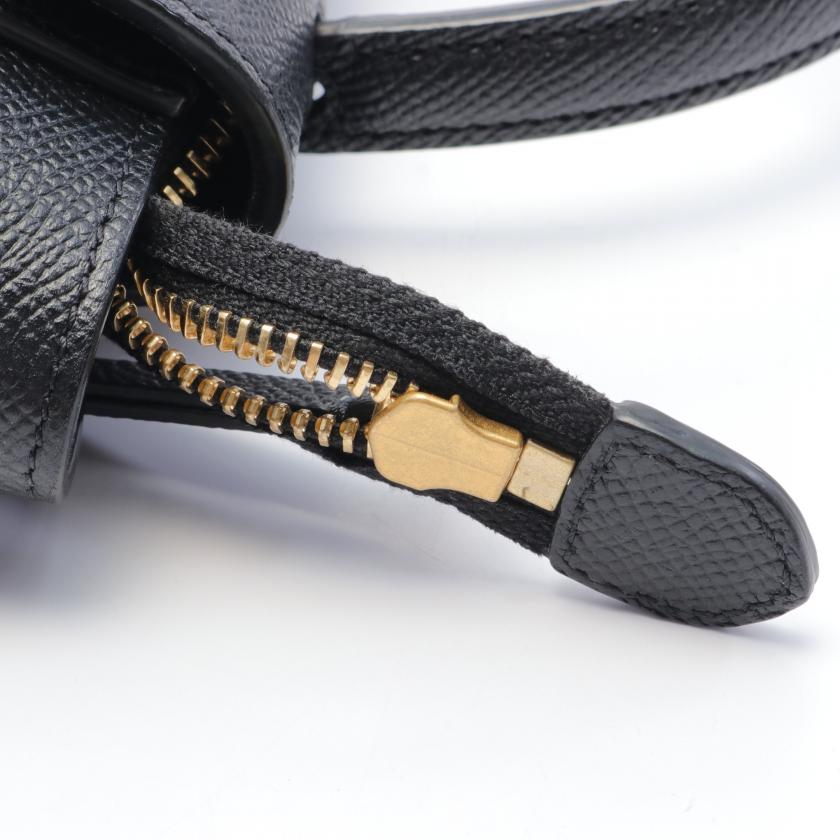 Celine Pico Belt Bag Pico Belt Bag Handbag Leather Black 2way 881120 - ShopShops